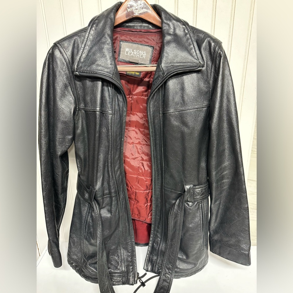 Vintage 90s Wilson’s Thinsulate 100% Leather Jacket Men’s Size M